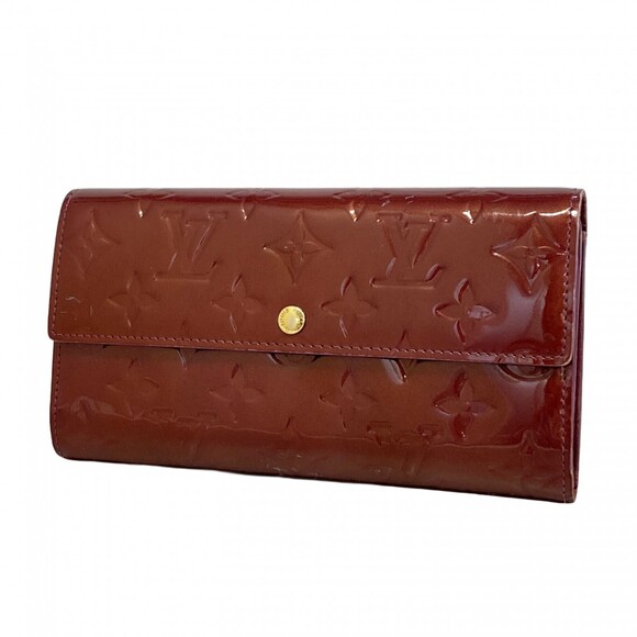 LOUIS VUITTON Accessories - Louis Vuitton Vernis Portefeuille Sarah Long Wallet M93577 Violet (Women's)
